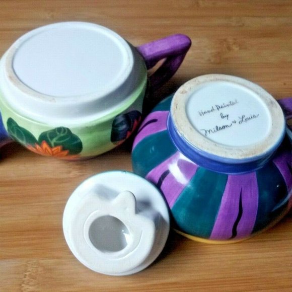 Milson & Louis Tea For One Teapot Hand Painted - Picture 6 of 8